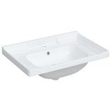 Bathroom Sink White 71x48x23 cm Rectangular Ceramic 153705