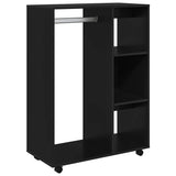 Wardrobe Black 80x40x110 cm Engineered Wood 808514