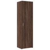 Slim Storage Cabinet Brown Oak 50x42.5x225 cm Engineered Wood 3281307