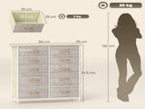 Wood Storage Chest of Drawers 44127953