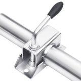 Jockey Wheel for Trailer with Split Clamp 48 mm Galvanised Steel 152240