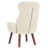 Armchair Cream 69 x 74 x 93 cm Velvet 42001895
