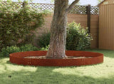 Lawn Edging 30 pcs 100 x 30 cm Steel Rusty 8008643