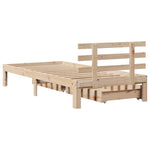 Bed Frame with Drawers without Mattress 75x190 cm Small Single 3301994
