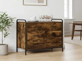 Drawer Cabinet Smoked Oak 70 x 39.5 x 71 cm Engineered Wood 8013880