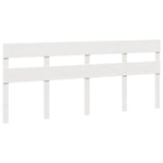 Bed Frame without Mattress White 180x200 cm Super King Solid Wood Pine 3302304
