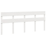 Bed Frame without Mattress White 180x200 cm Super King Solid Wood Pine 3302304