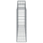 Arched Gabion Basket 200x30x100/120 cm Galvanised Iron 153485