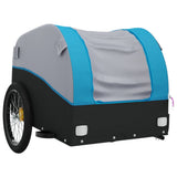 Bike Trailer Black and Blue 45 kg Iron 94128