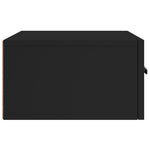 ZNTS Wall-mounted Bedside Cabinets 2 pcs Black 35x35x20 cm 829839