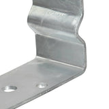 Fence Anchors 12 pcs Silver 9x6x15 cm Galvanised Steel 145334