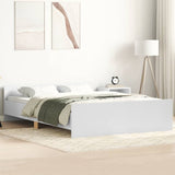 Bed Frame without Mattress White 140x200 cm 3203747