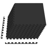 Floor Mats 50 pcs Black 18 m EVA Foam 42040741