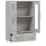 Highboard Grey Sonoma 69.5x31x115 cm Engineered Wood 828290