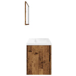 ZNTS 3 Piece Bathroom Furniture Set Old Wood Engineered Wood 3328587