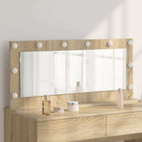 Vanity Mirror Rectangular Sonoma Oak 100 x 45 x 18 cm 868327