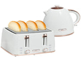 1.7L 3000W Fast Boil Kettle & 4 Slice Toaster Set, Kettle and Toaster Set with 7 Browning Controls, T3398P344227