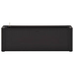 ZNTS Garden Raised Bed with Self Watering System Anthracite 100x43x33 cm 313961