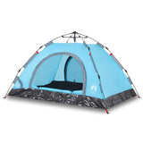 Camping Tent 3-Person Blue Quick Release 4004166