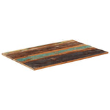 Rectangular Table Top 60x90 cm 15-16 mm Solid Reclaimed Wood 286044
