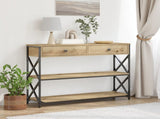 Console Table Artisan oak 100 x 28 x 75 cm 863528