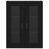Highboard Black 69.5x34x180 cm Engineered Wood 3198722