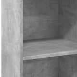 Highboard Concrete Grey 45x41x124 cm Engineered Wood 846393