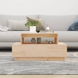 Coffee Table 80x55x40.5 cm Solid Wood Pine 814514