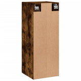 Wall Mounted Cabinet Smoked Oak 34.5x34x90 cm Engineered Wood 830521