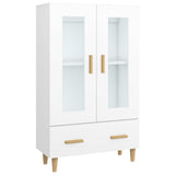 Highboard White 70x31x115 cm Engineered Wood 812546