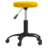 Office Swivel Chair Mustard Yellow Velvet 333181