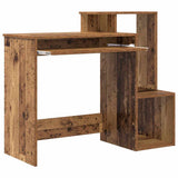 Desk with Drawer Old Wood 106 x 41 x 88.5 cm Engineered Wood 869472