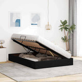 Storage Bed with Headboard Black 135 x 190 cm Velvet 3370127