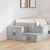 Storage Cabinet 2 pcs Grey Sonoma 127 x 41 x 40 cm 866656