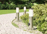 Bollard Lights with Sensor&Outlet 3pcs 50 cm Stainless Steel IP44 4006018