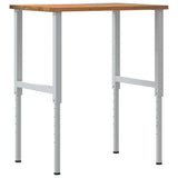 Workbench Light Brown 80x60x cm Solid Wood Oak 3309718