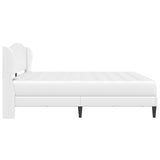Bed Frame with Headboard White 180 x 200 cm Faux Leather 3415273
