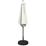 Garden Parasol with Base 270 x 270 cm Polyester Rectangular 42036222