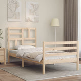 Bed Frame without Mattress 100x200 cm Solid Wood 3194886