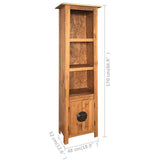 Bathroom Set 5 Pieces Solid Pinewood 275425
