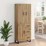Highboard 2 pcs Artisan Oak 69.5 x 34 x 180 cm 3415924