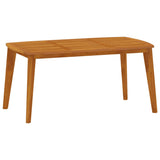 Garden Dining Set Brown Solid Acacia wood Large Seats Many 3058004