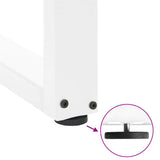 Dining Table Legs U-Shaped 3 pcs White 80x cm Steel 4013205