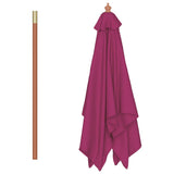 Garden Parasol Bordeaux Red 44537
