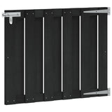 Garden Gate 100 x 80 cm WPC and Aluminium Black 42039042