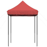 ZNTS Foldable Party Tent Pop-Up Burgundy 200x200x306 cm 4004987