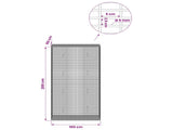 Gabion with 5 mm Wire and 5x2.5 cm Mesh 100x50x200 cm 3463820