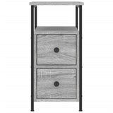 Bedside Cabinets 2 pcs Grey Sonoma 30x60x60 cm Engineered Wood 826070