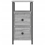 Bedside Cabinet Grey Sonoma 30x60x60 cm Engineered Wood 826069