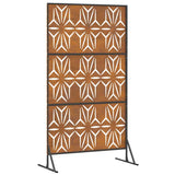 Privacy Screen 100 x 50 x 180 cm Weathering Steel Rusty 868590